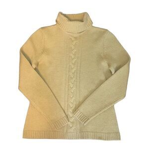 Fenn Wright Manson Yellow Gold Merino Wool Sweater Size Small
